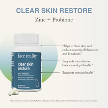 Load image into Gallery viewer, Face Reality | Clear Skin Restore Supplement 60 Capsules